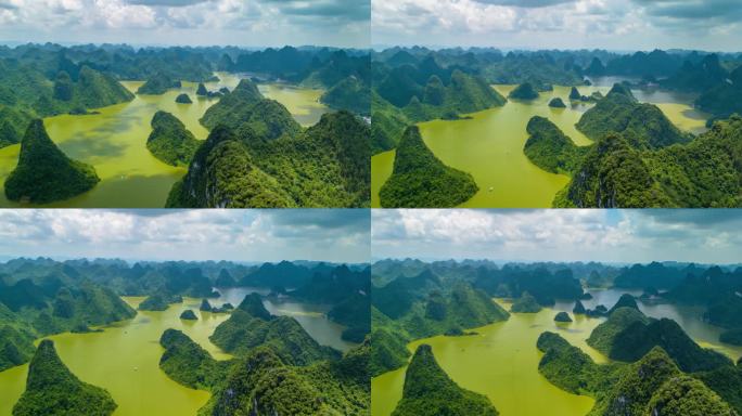 山水风光南宁上林大龙湖