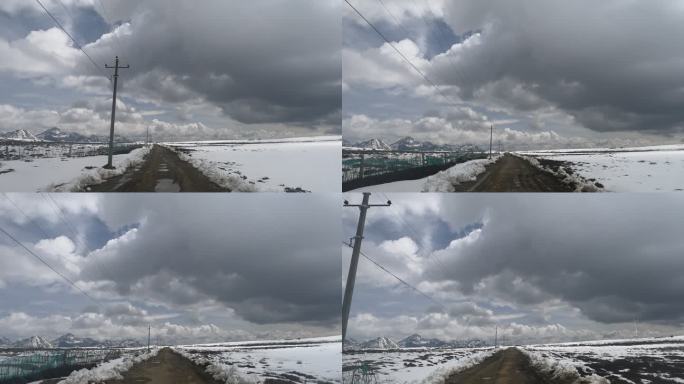 自驾川西国道318沿路风景行车记录仪