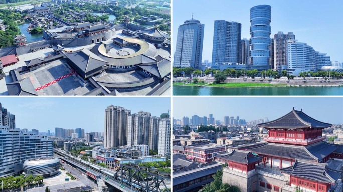 襄阳城市航拍