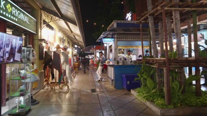 AB0496泰国曼谷摩天轮夜市