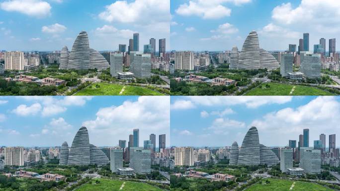 中国北京望京soho城市建筑风光金融中心