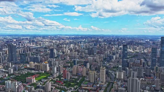 长沙2024蓝天白云大景延时合集