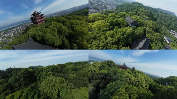 4K FPV穿越机杭州城隍阁绿野仙踪