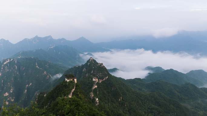 箭扣长城日出云海延时