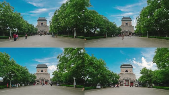 【4K超清】北京钟楼直线大范围