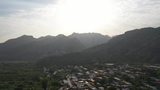 大青山 山庄 夏季 村庄 呼和浩特市