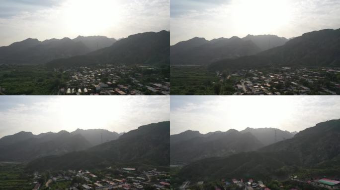 大青山 山庄 夏季 村庄 呼和浩特市