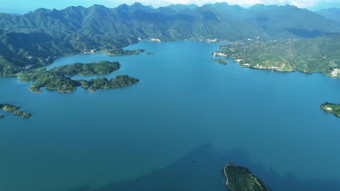 航拍  湖泊 水库 原生态