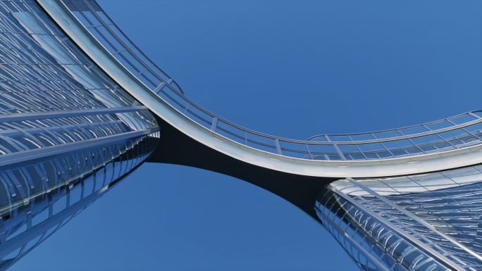 建筑抽象建筑异形建筑玻璃幕墙创意空间