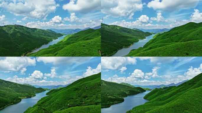 4k桂林全州天湖航拍旅游最美中国