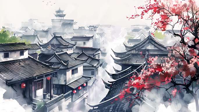 水墨江南