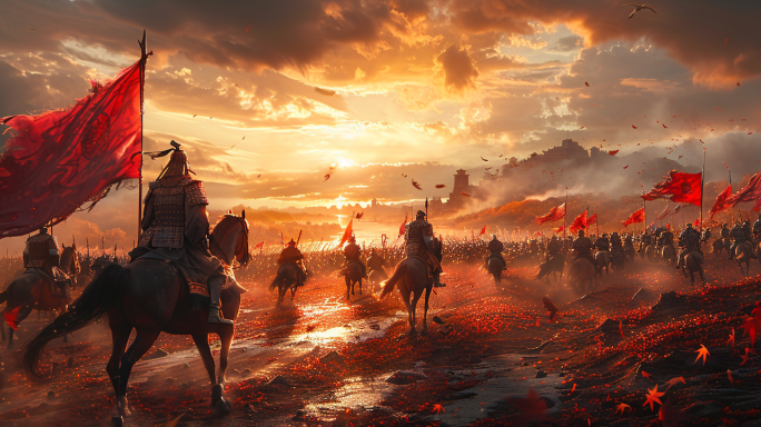 【4K超宽屏】古代战场两军交战LED背景