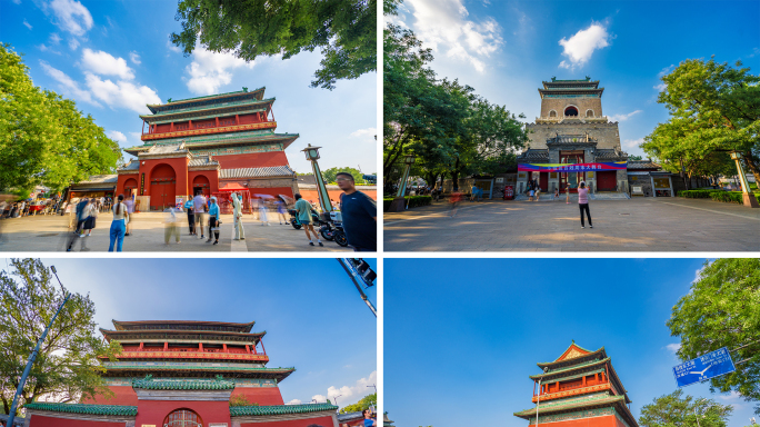 北京鼓楼 钟楼 中轴线