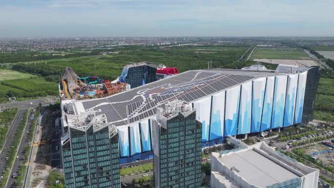 上海 临港 耀雪冰雪世界 4k航拍