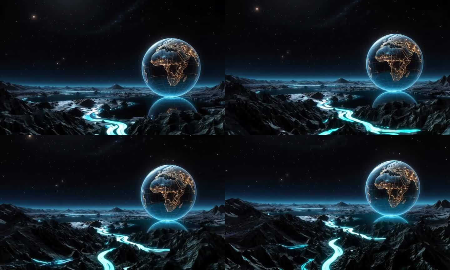 地球全息素材02