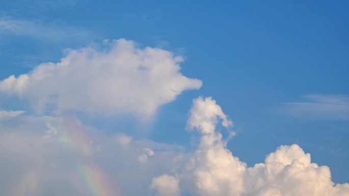 蓝天白云延时空镜