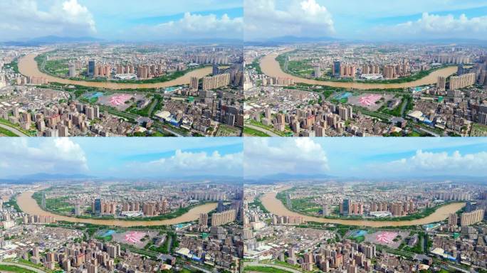 揭阳市 揭阳楼广场大全景