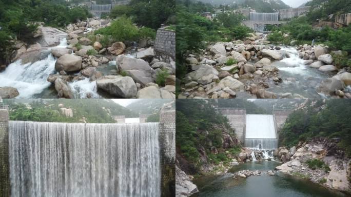 DJI山间流水