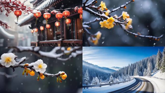 中国雪景家乡