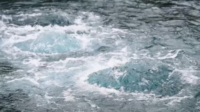 趵突泉 航拍 天下第一泉 泉眼 水下
