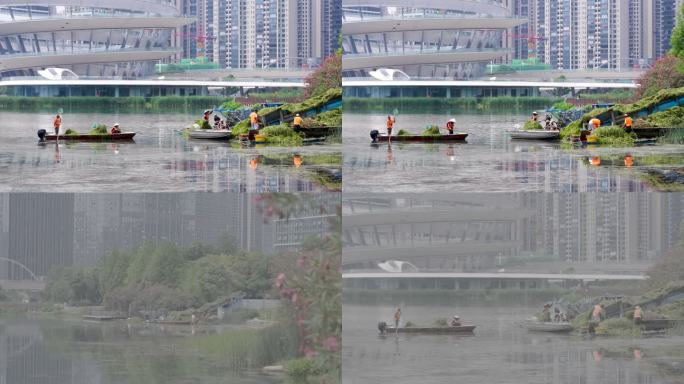 水草打捞船