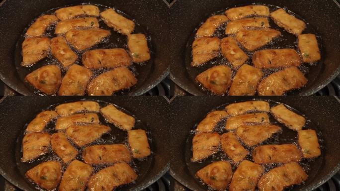 用煎锅煎出美味的食物