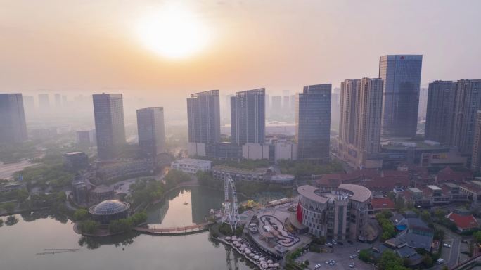 南京百家湖日出延时