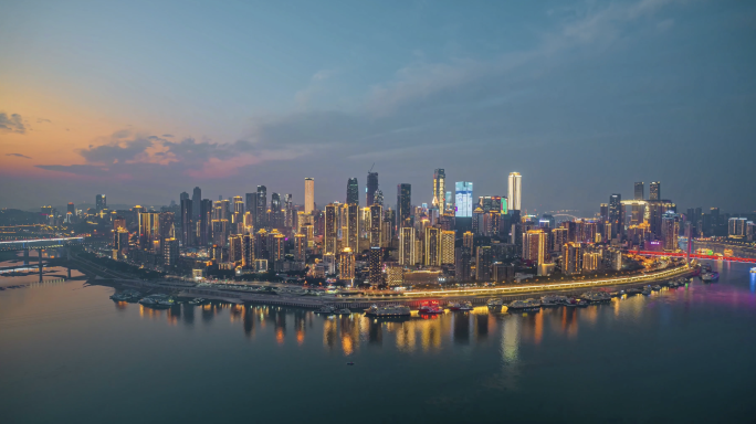 4k重庆城市延时宣传片