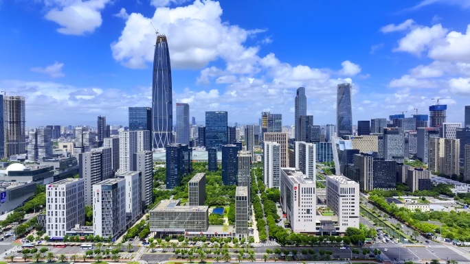 宁波东部新城航拍延时
