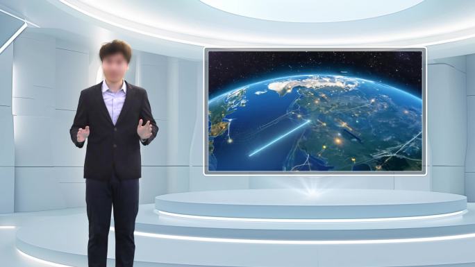 科技虚拟演播厅演播室
