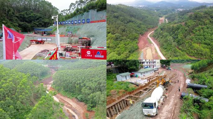 广西环北部湾水资源配置工程航拍饮水灌溉