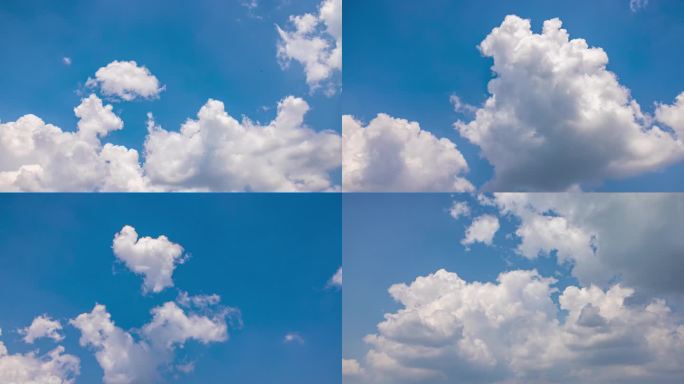 蓝天白云8K延时
