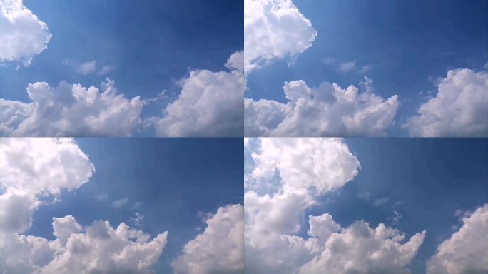 天空流动的云彩