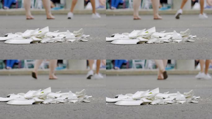 被羞辱后的礼仪希腊盘子。