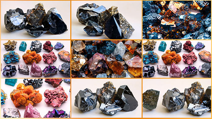 各种天然矿石与稀土原料 煤矿  铁铜金矿