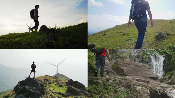 脚步 步伐 登山 徒步 户外 运动 前进