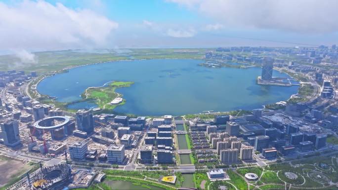 上海临港水晶天空镜