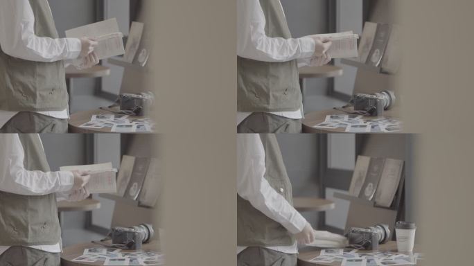 人物翻看书本唯美slog3