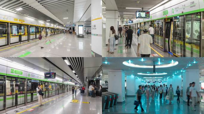 杭州 地铁 延时摄影