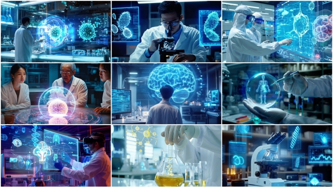 生物科技生命科学生物实验室生物科学家基因