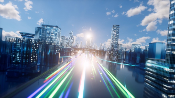 科技城市未来发展城市交通三维信息数字化