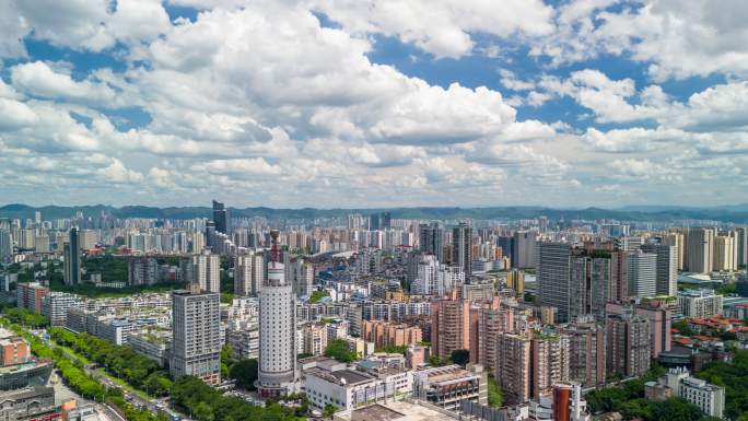 九龙坡全景延时摄影