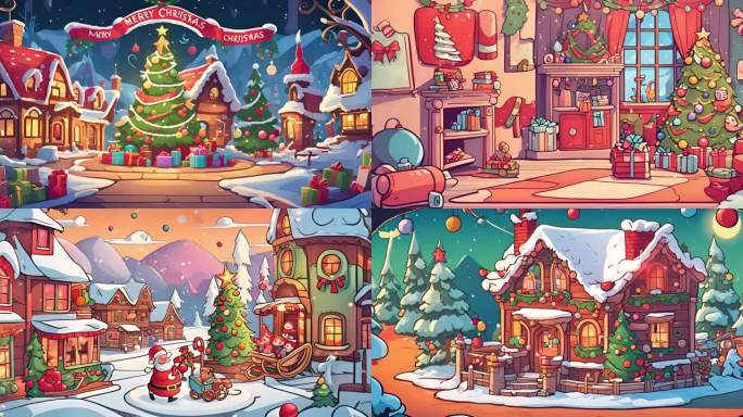 圣诞节卡通动画