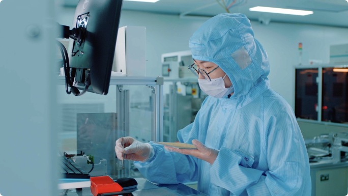 高新科技企业生产线电子元件芯片制造