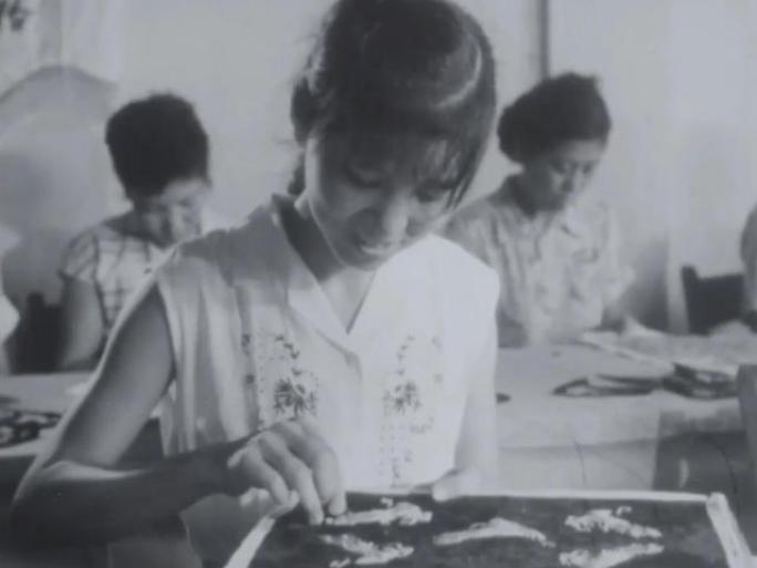 60年代 珠绣 传统手工艺