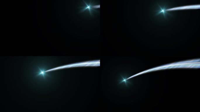 【AE模板】你的名字流星可修改路径