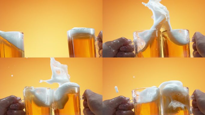 啤酒碰杯
