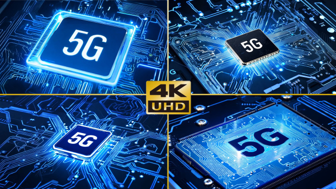 5G芯片科技数字化电路板合集