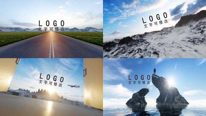 10款商务新征程展望未来企业公司logo