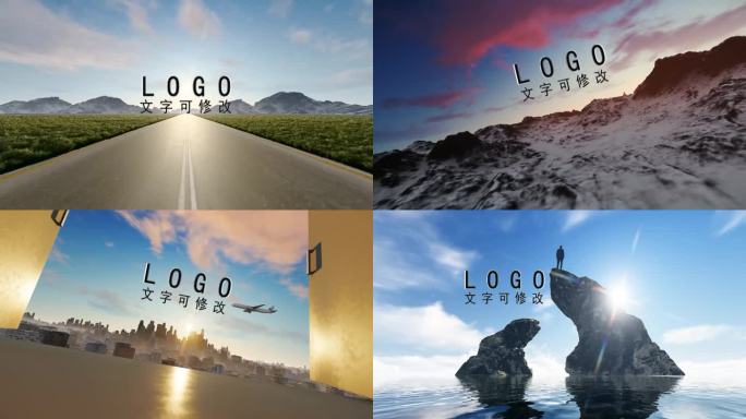 10组新征程展望未来企业公司logo日出